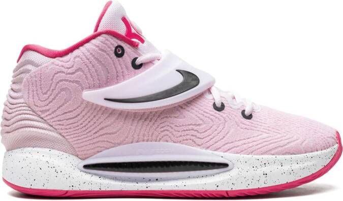 Nike KD14 "Pink Kay Wow" sneakers Roze