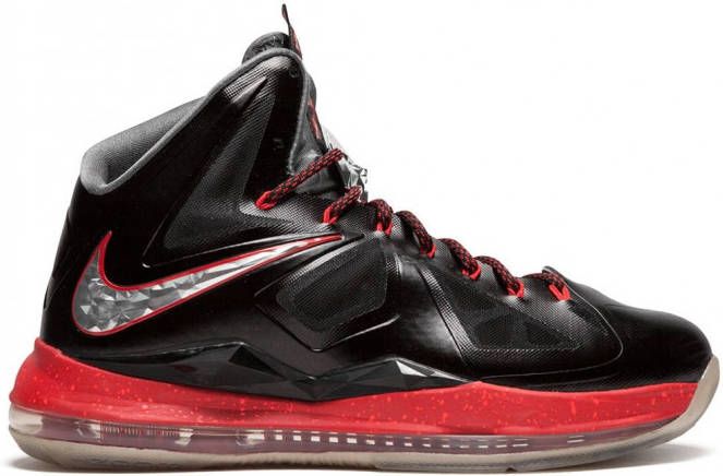 Nike Lebron X+ high-top sneakers Zwart