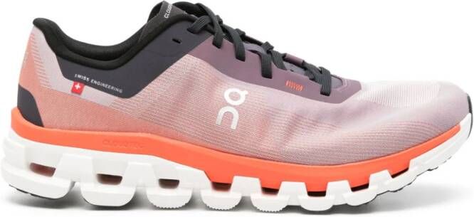 On Running Cloudflow 4 colour-block sneakers Oranje