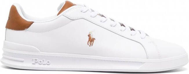 Polo Ralph Lauren Sneakers met geborduurd logo Wit