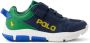 Polo Ralph Lauren Polo Pony sneakers met klittenband Blauw - Thumbnail 2