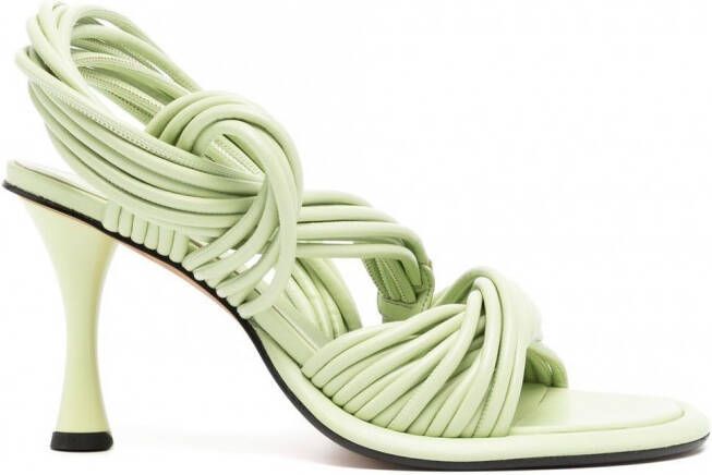 Proenza Schouler Pipe sandalen met bandjes Groen