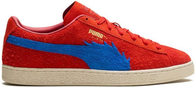 PUMA x One Piece "Buggy" suède sneakers Rood