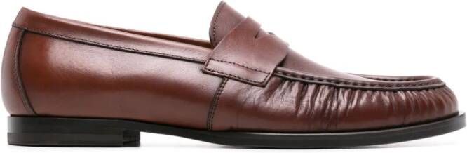 Scarosso Fred leather loafers Bruin