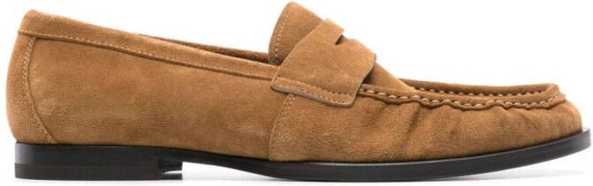 Scarosso Fred suede loafers Beige