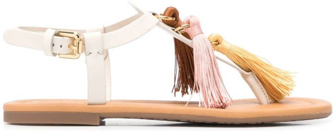 See by Chloé Jaime leren sandalen Beige