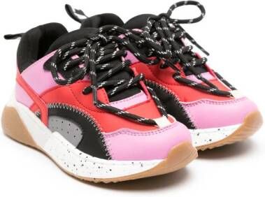 Stella McCartney Kids Sneakers met colourblocking Roze