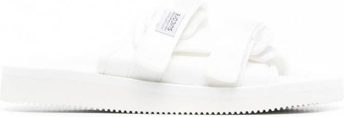 Suicoke VHL slippers met klittenband Wit