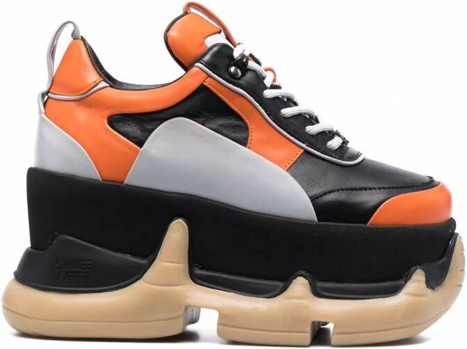SWEAR Air Revive Nitro sneakers met plateauzool Oranje
