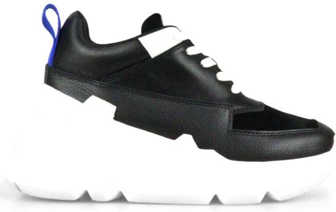 United Nude Space Kick Max leren sneakers Zwart