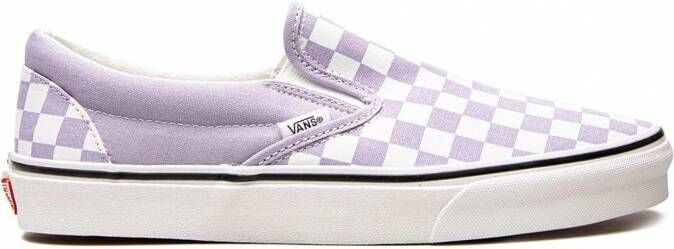 Vans "Classic Checkerboard slip-on sneakers" Paars