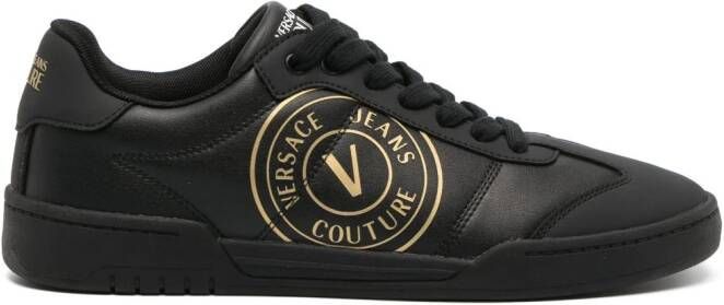 Versace Jeans Couture Brooklyn sneakers met V-embleem Zwart
