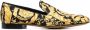 Versace Barocco satijnen slippers Geel - Thumbnail 1