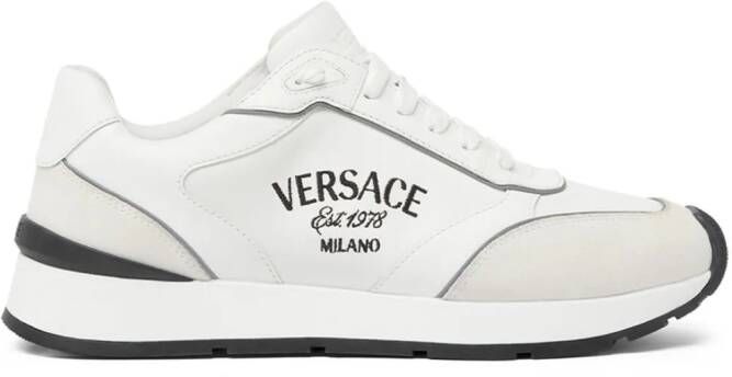 Versace Milano low-top sneakers Wit