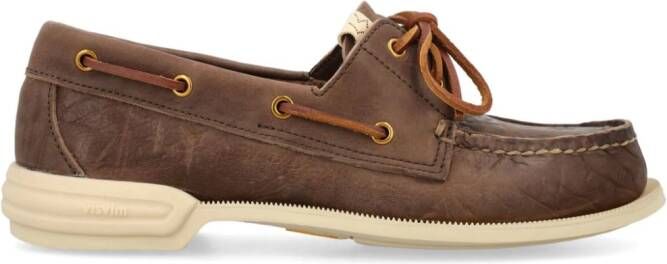 Visvim Americana leather lace-up shoes Bruin