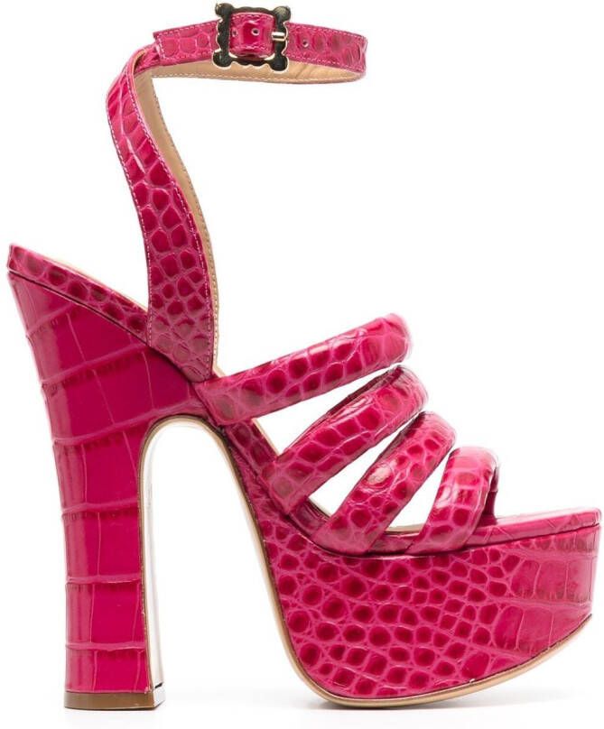 Vivienne Westwood Britney sandalen met open neus Roze