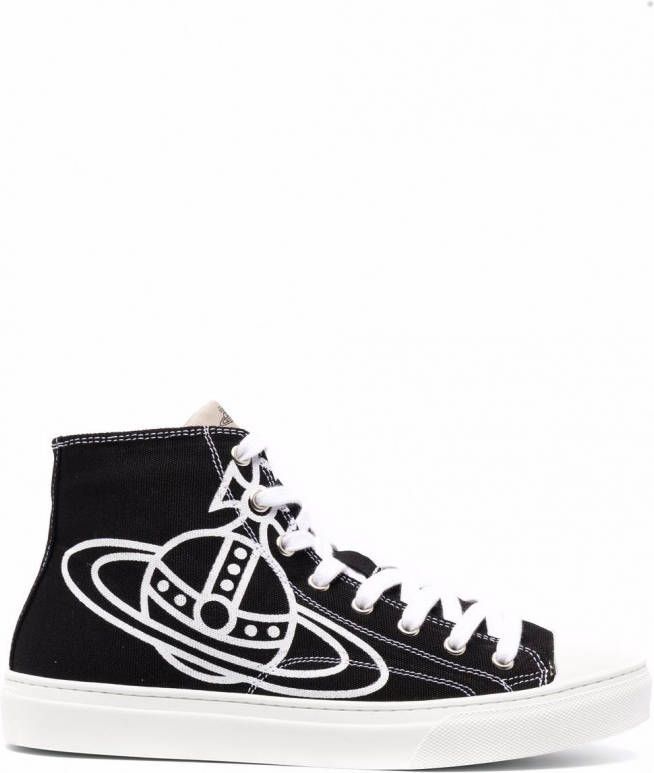 Vivienne Westwood Plimsoll high-top sneakers Zwart