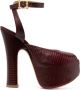 Vivienne Westwood Vargas sandalen met sleehak Rood - Thumbnail 1