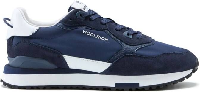 Woolrich Retro sneakers met vlakken Blauw