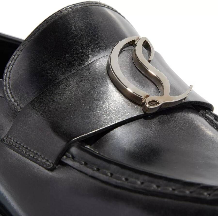 Christian Louboutin Loafers & ballerina schoenen Moc Lug Loafers in zwart