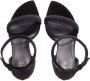 Balmain Moneta leather sandals with micro beads Black Dames - Thumbnail 10