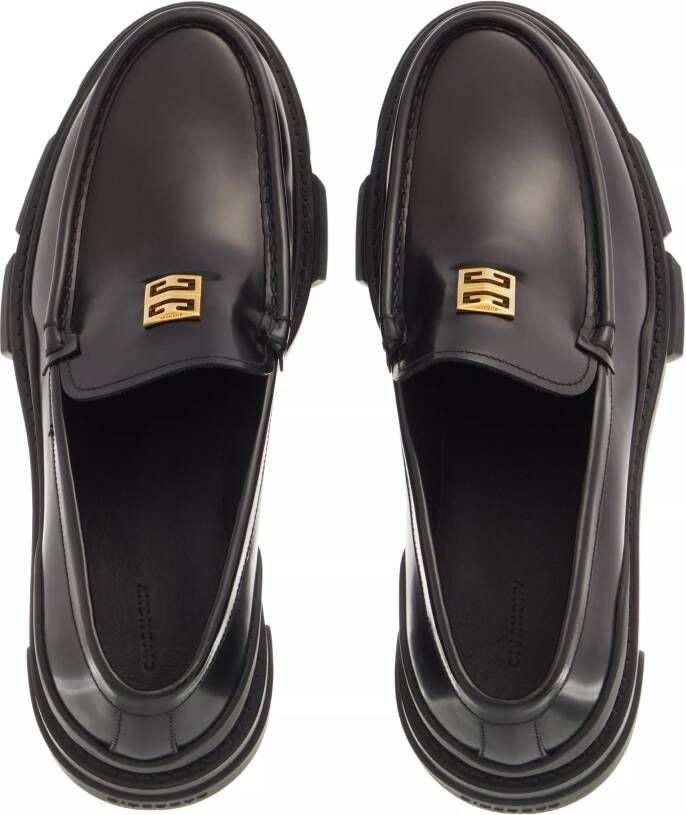 Givenchy Loafers & ballerina schoenen Black Leather Flat Shoes in zwart - Foto 2