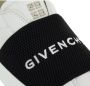 Givenchy Leren Sneakers Zwart Wit Logo Rubber White Dames - Thumbnail 2
