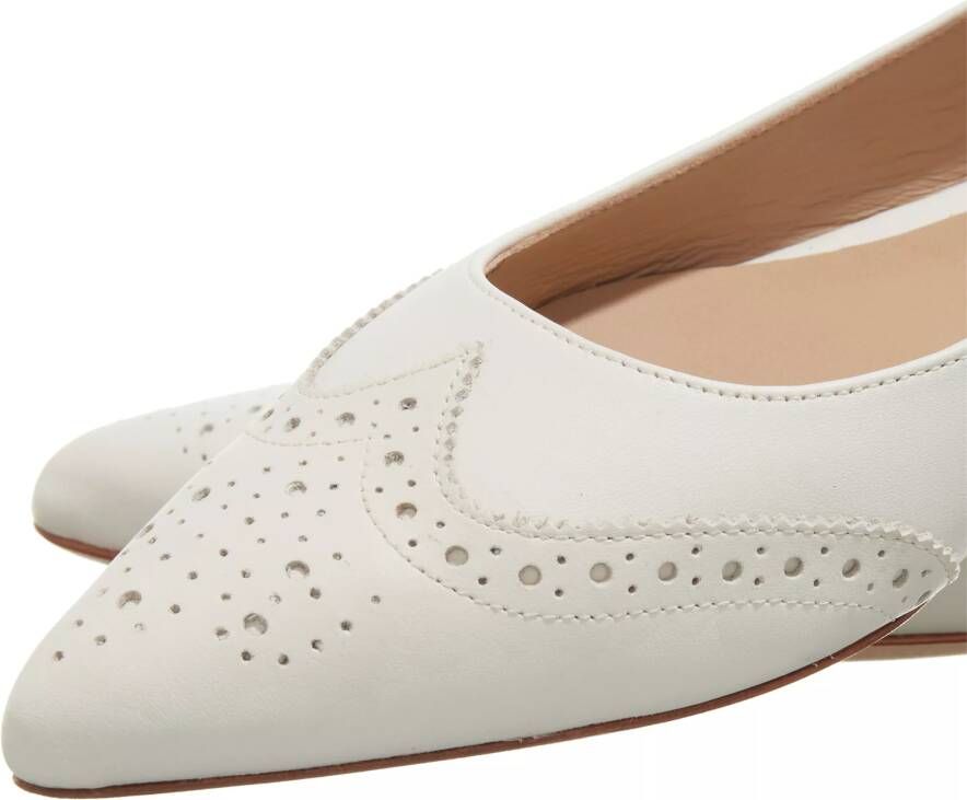 Lauren Ralph Lauren Loafers & ballerina schoenen Loraine Flats Ballet in crème