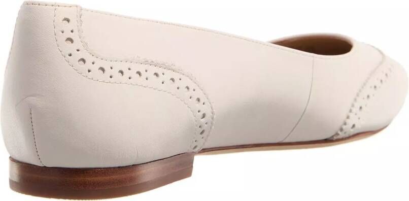 Lauren Ralph Lauren Loafers & ballerina schoenen Loraine Flats Ballet in crème