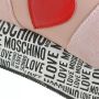 Love Moschino Dames leren sneakers met geborduurde details Roze Dames - Thumbnail 2