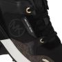 Michael Kors Theo Classic Logo Print Low top Sneakers Zwart Dames - Thumbnail 4