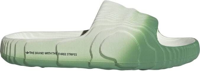 Adidas Originals Adilette 22 Badslippers Adilette Schoenen ivory preloved green core black maat: 44.5 beschikbare maaten:42 43 44.5 46 47