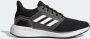 Adidas Performance EQ19 hardloopschoenen zwart wit grijs - Thumbnail 4