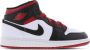 Nike Air Jordan 1 Mid GS Gym Red Black Toe - Thumbnail 3