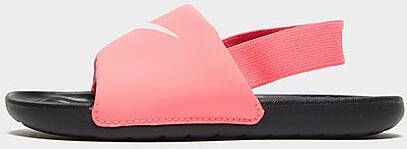 Nike Kawa Slipper voor baby's peuters Digital Pink Black White