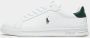 Ralph Lauren Witte Sneakers Ronde Neus Vetersluiting Gewatteerde Binnenzool Versterkte Contrasterende Hiel White Heren - Thumbnail 4