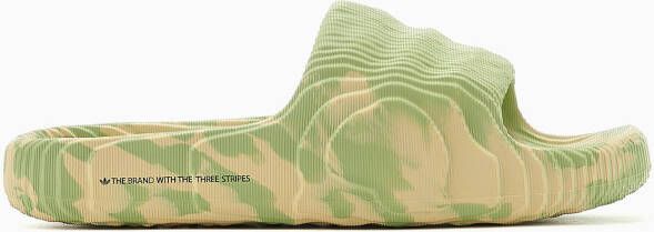 Adidas Adilette 22'Magic Lime&St Desert Sand'