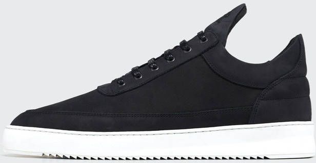 Filling Pieces Low Top Ripple Basic Black White