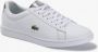 Lacoste Carnaby Evo Wit Zilver Dames Sneaker 39SFA0038 - Thumbnail 3