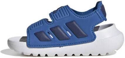 Adidas Sportswear waterschoen kobaltblauw zwart Jongens Meisjes EVA Logo 26