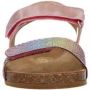 Clic! leren sandalen roze Meisjes Leer Meerkleurig 34 - Thumbnail 2