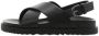 Mango Kids sandalen zwart Meisjes Imitatieleer 21(12 8cm) - Thumbnail 5