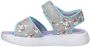Skechers S-Lights Rainbow Shines sandalen zilver Meisjes Imitatieleer All over print 25 - Thumbnail 4