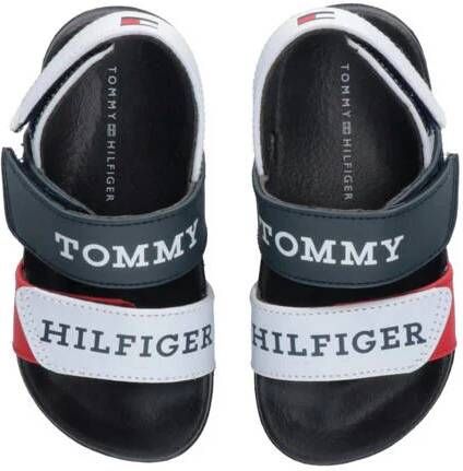 Tommy Hilfiger sandalen blauw wit rood Jongens Imitatieleer Logo 22