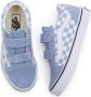Vans Old Skool Color Theory Checkerboard sneakers lichtblauw wit Textiel 31 - Thumbnail 6