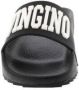 VINGINO Xario slippers zwart Jongens Rubber Logo 38 - Thumbnail 4