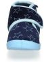 Playshoes pantoffels met sterrendessin Velcro donkerblauw lichtblauw Jongens Polyester 18 19 - Thumbnail 3