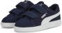 Puma Smash 3.0 SD V sneakers donkerblauw wit Suede Logo 22 - Thumbnail 3