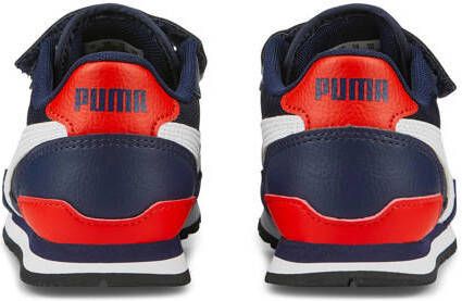 Puma ST Runner V3 V sneakers donkerblauw zwart rood Mesh 34 - Foto 2