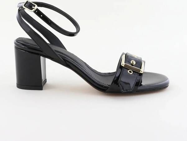Toral sandalen MELISSA met blokhak zwart